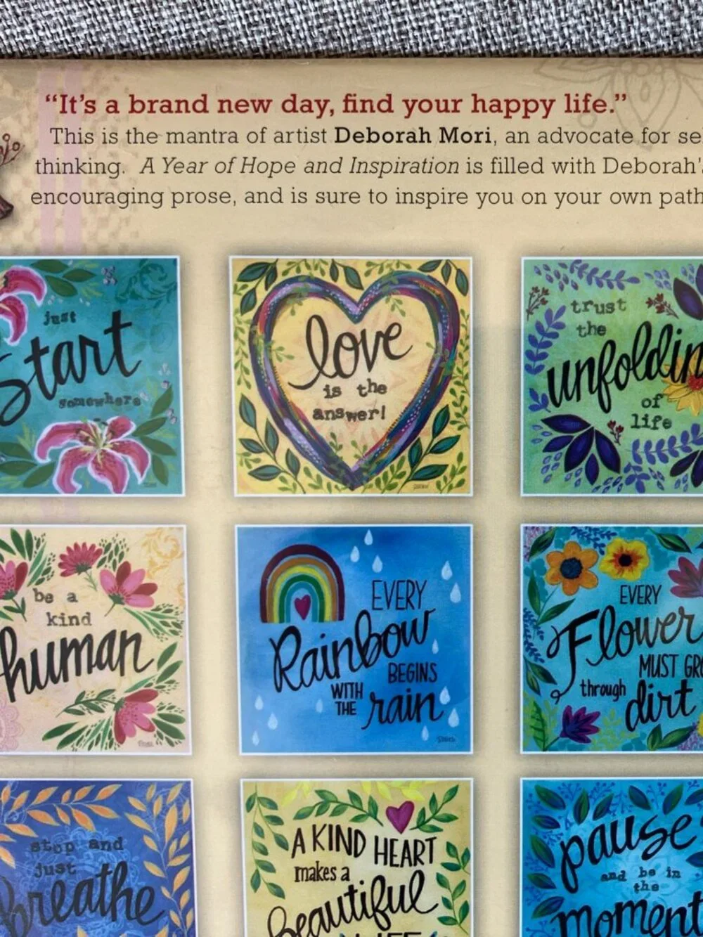 Sellers Publishing A Year of Hope and Inspiration 2026 7” x 7” Mini Calendar